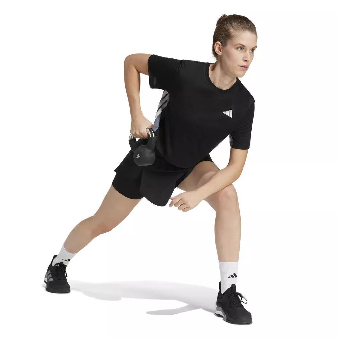Train Essentials Colorblock Workout T-Shirt, Black, , large image number 5