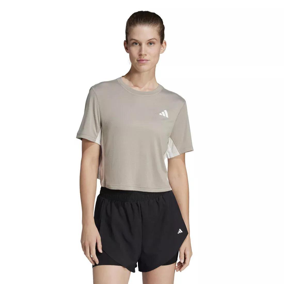 Train Essentials Colorblock Workout T-Shirt, Grey, No Color, large image number 1