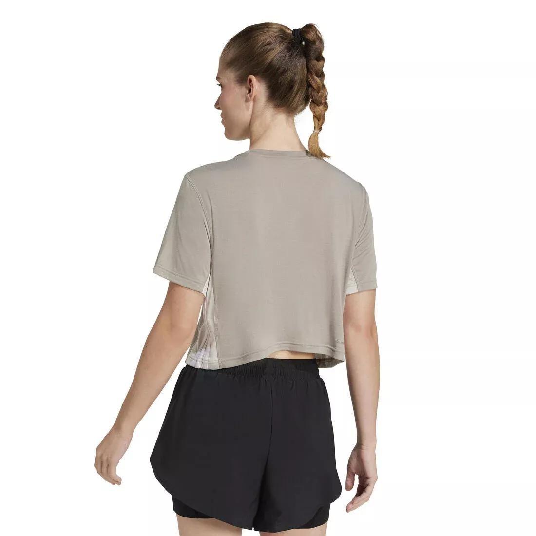 Train Essentials Colorblock Workout T-Shirt, Grey, No Color, large image number 2