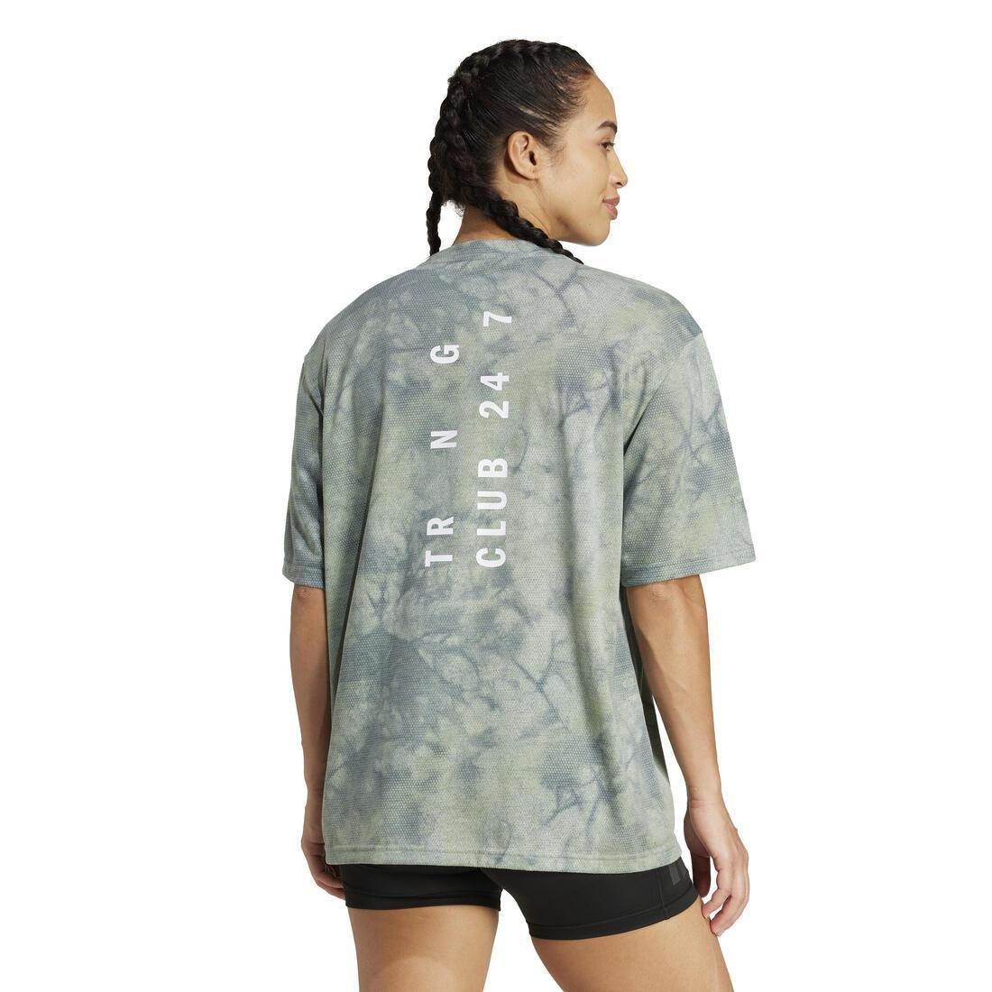 Climacool Training Club 24/7 Graphic T-Shirt, Green, No Color, large image number 3