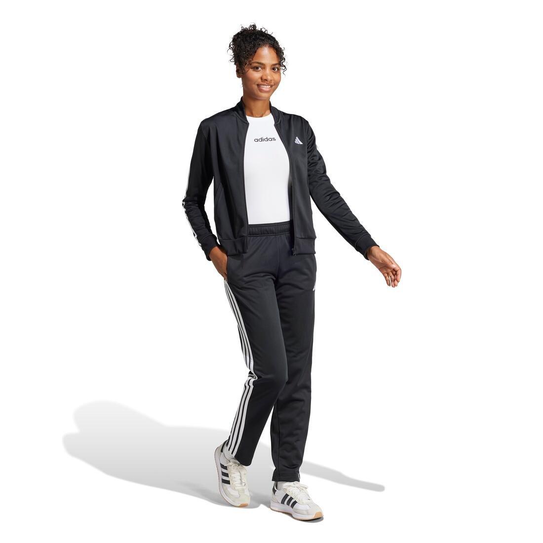 Essentials 3-Stripes Track Suit, Black, , medium