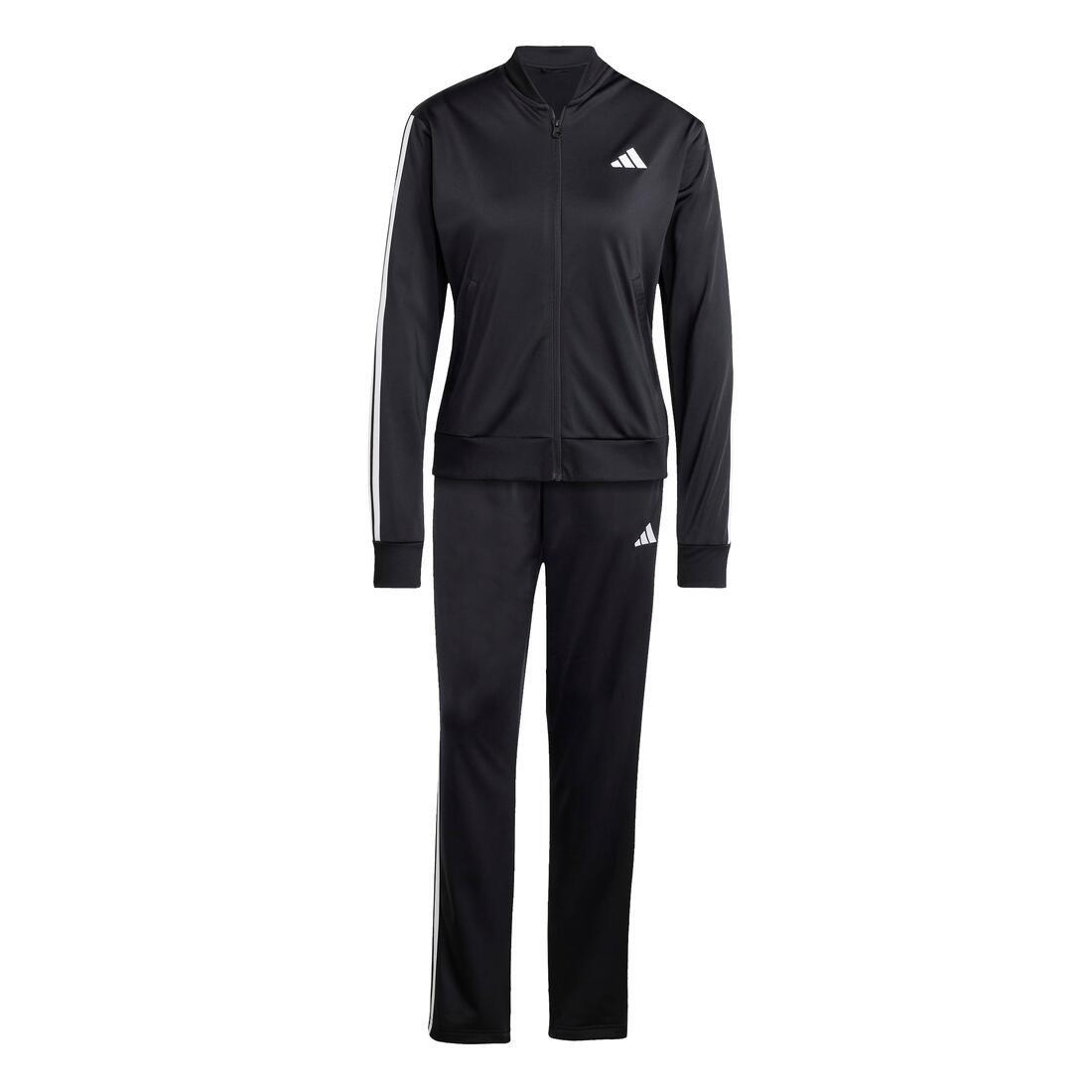 Essentials 3-Stripes Track Suit, Black, , large image number 5