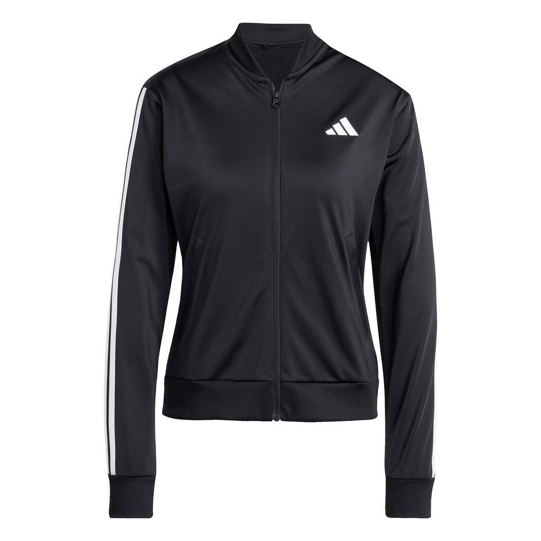 Essentials 3-Stripes Track Suit, Black, , large image number 6