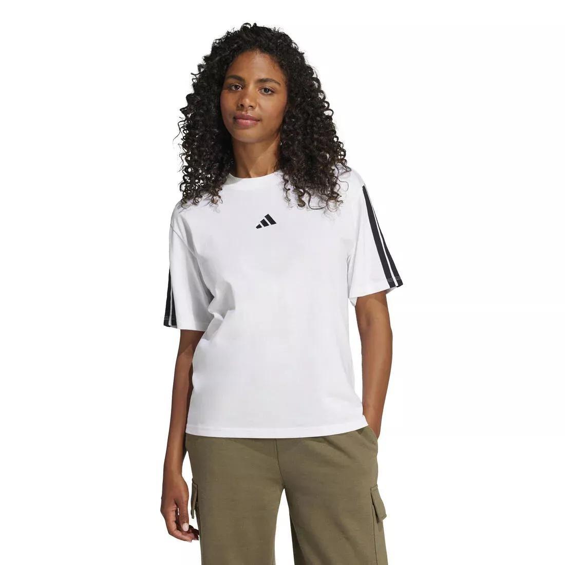 Essentials 3-Stripes Boyfriend T-Shirt, , medium