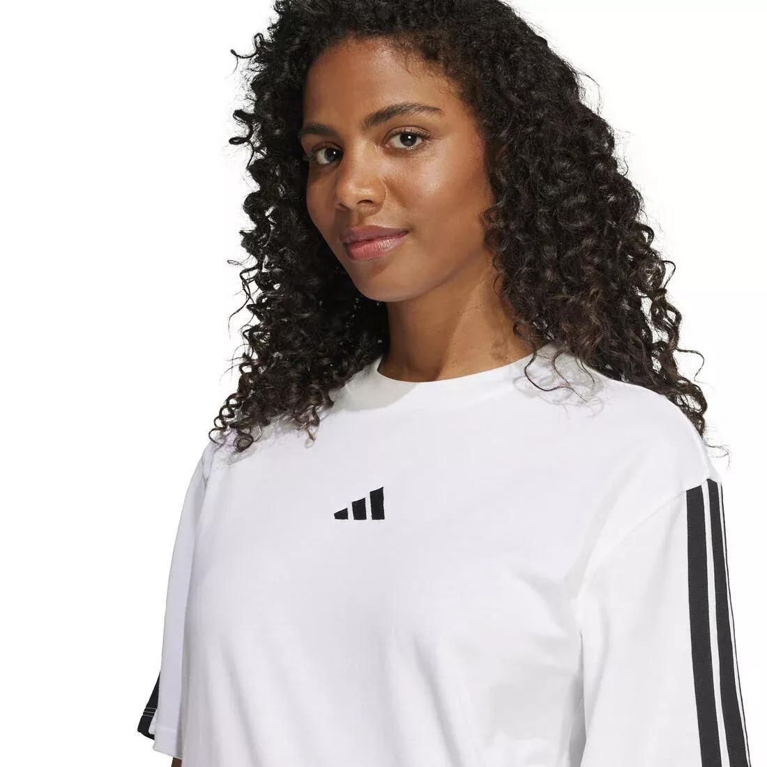 Essentials 3-Stripes Boyfriend T-Shirt, , large image number 3