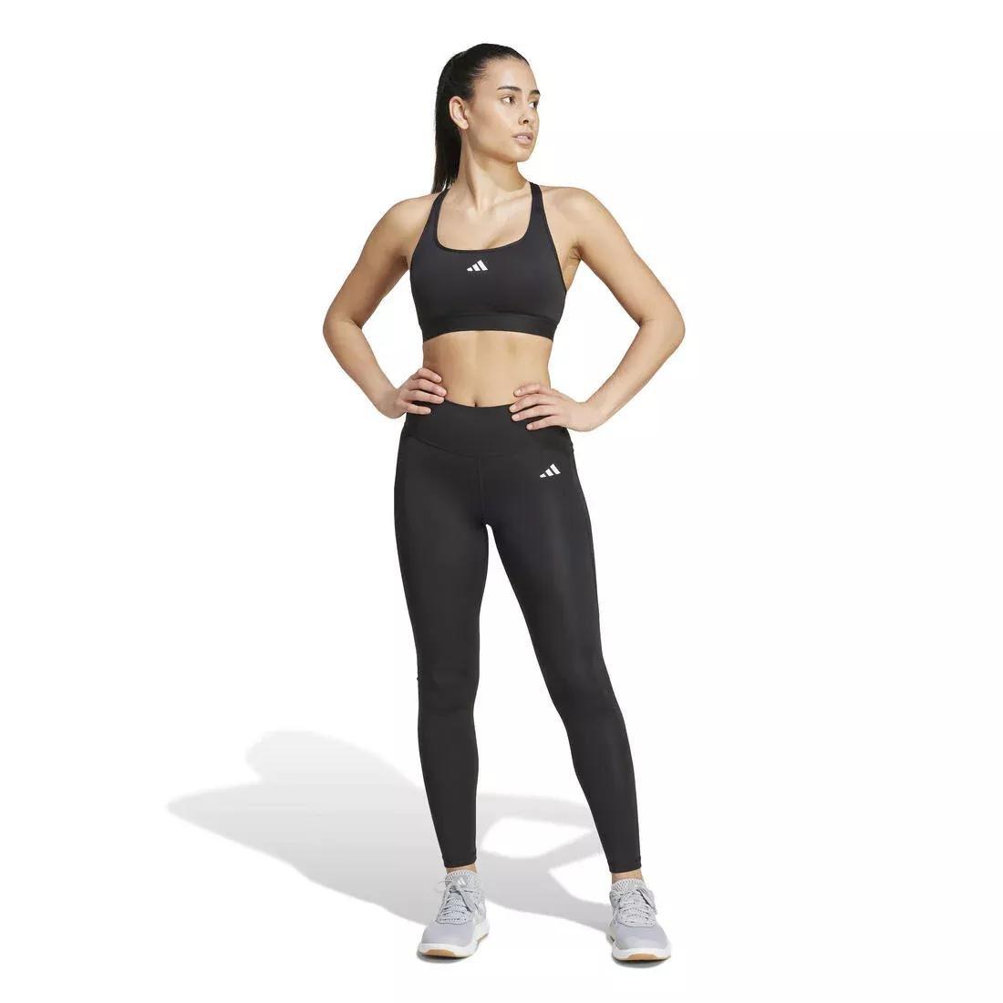 Optime Essentials Stash Pocket Full-Length Leggings, Black, No Color, large image number 1
