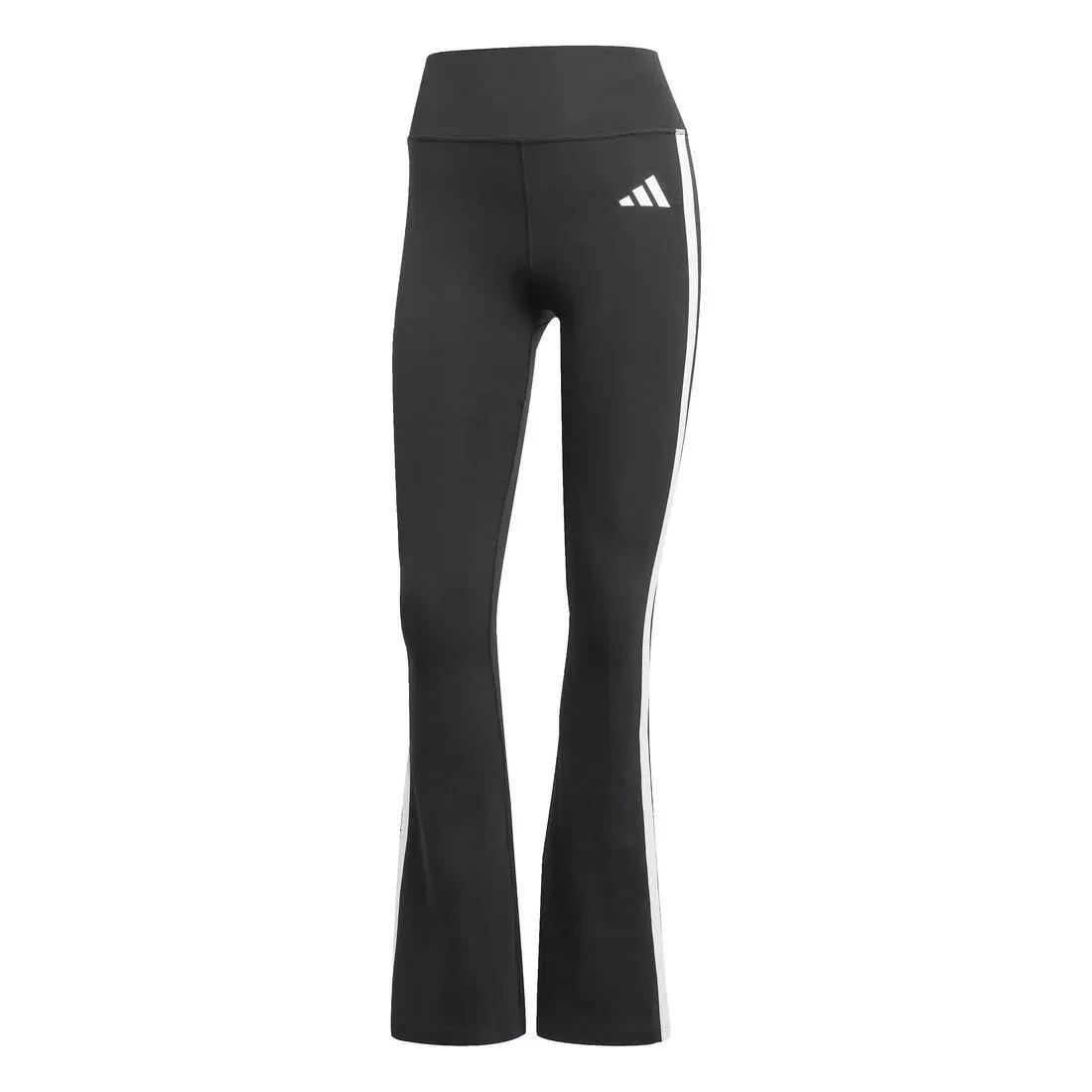 Optime Essentials 3-Stripes Flared Leggings, No Color, medium