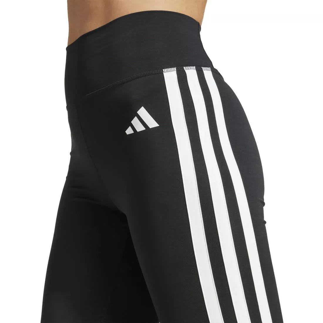 Optime Essentials 3-Stripes Flared Leggings, No Color, large image number 2