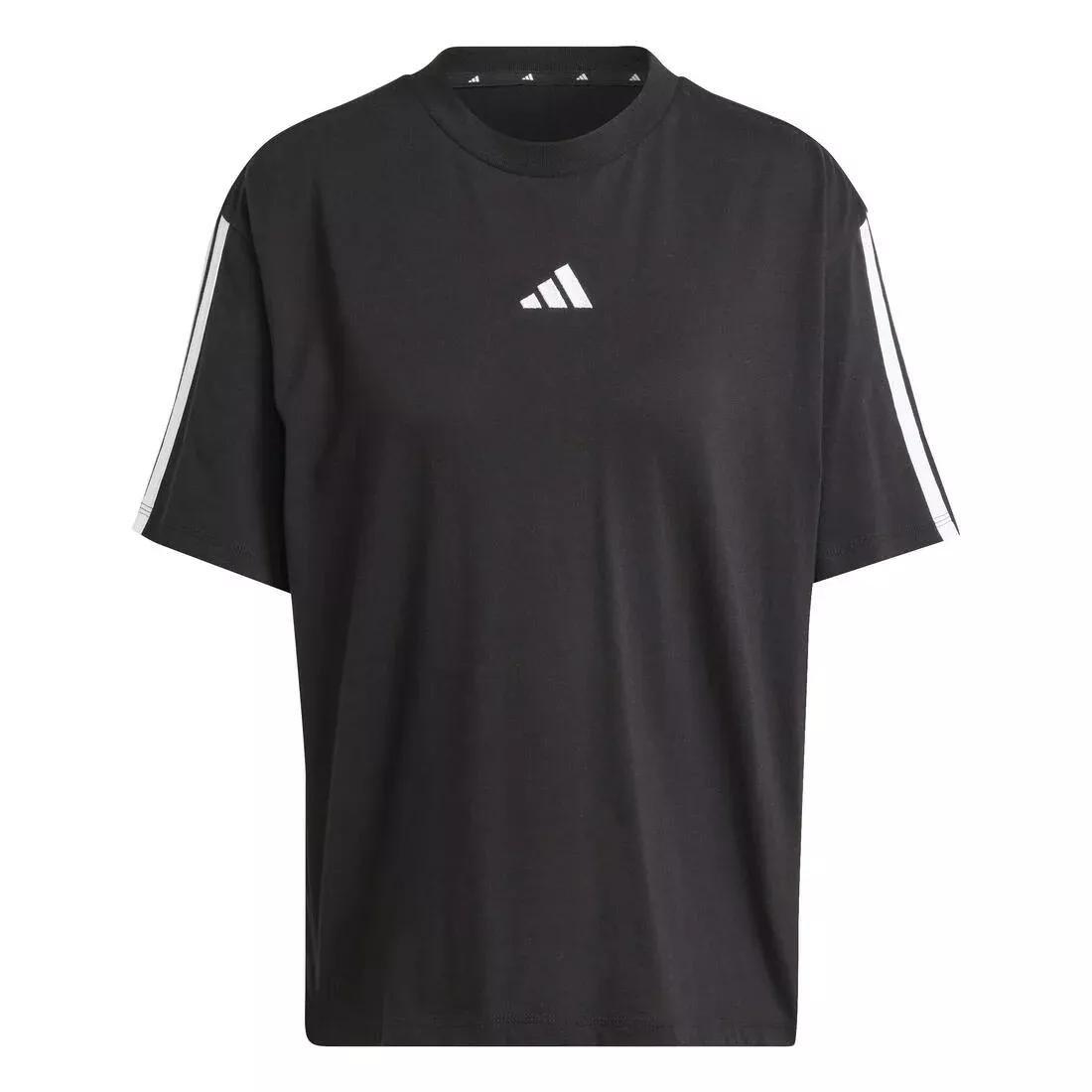 Essentials 3-Stripes Boyfriend T-Shirt, No Color, medium