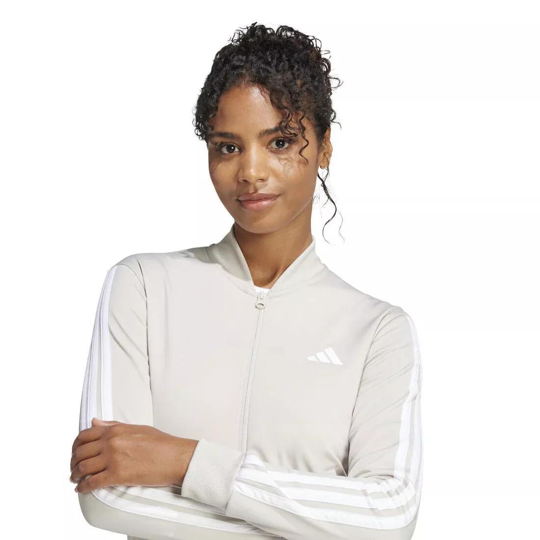 Essentials 3-Stripes Track Suit, No Color, large image number 3