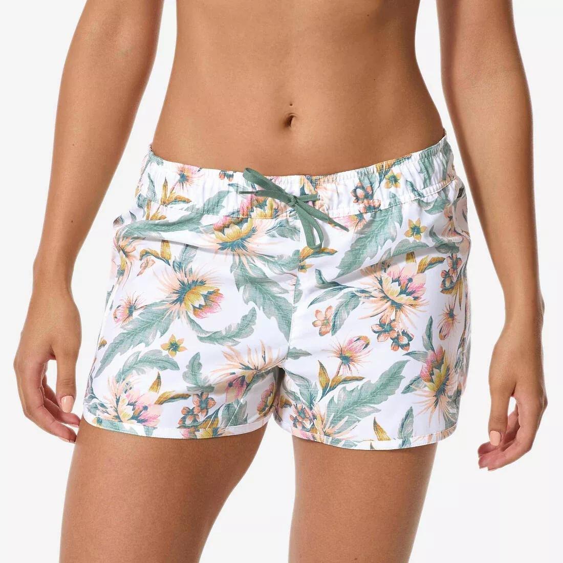 Women Swim Shorts - Tini Belly, Blue, No Color, large image number 0