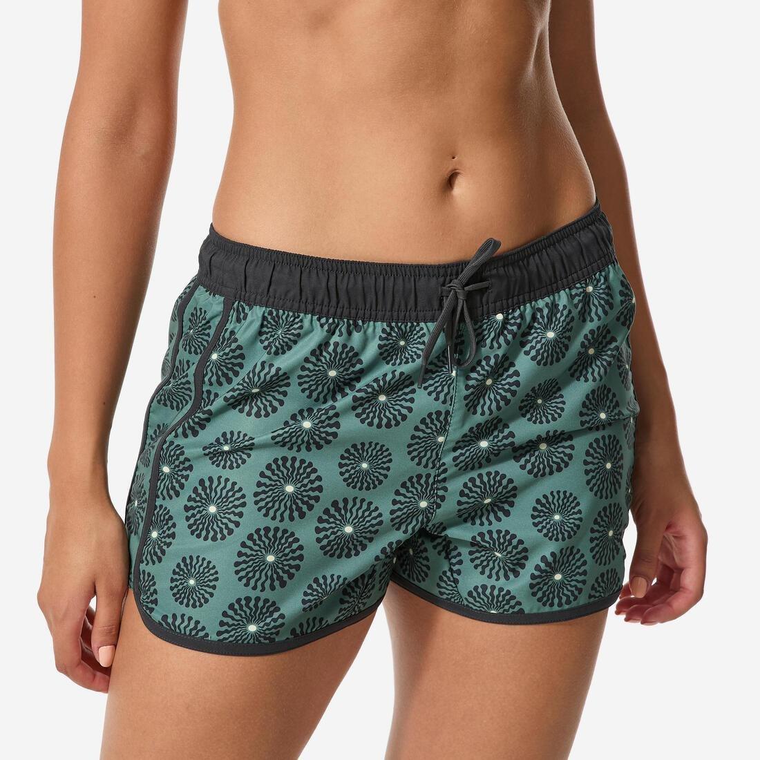 Women Swim Shorts - Tini Belly, Blue, No Color, large image number 9