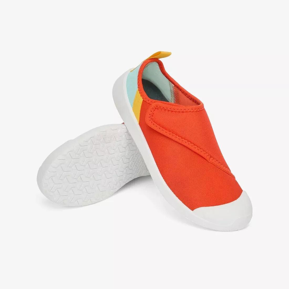 Kids Water Shoes With Rip - Tab - Aquashoes 120 Lagoon, Beige, No Color, large image number 5