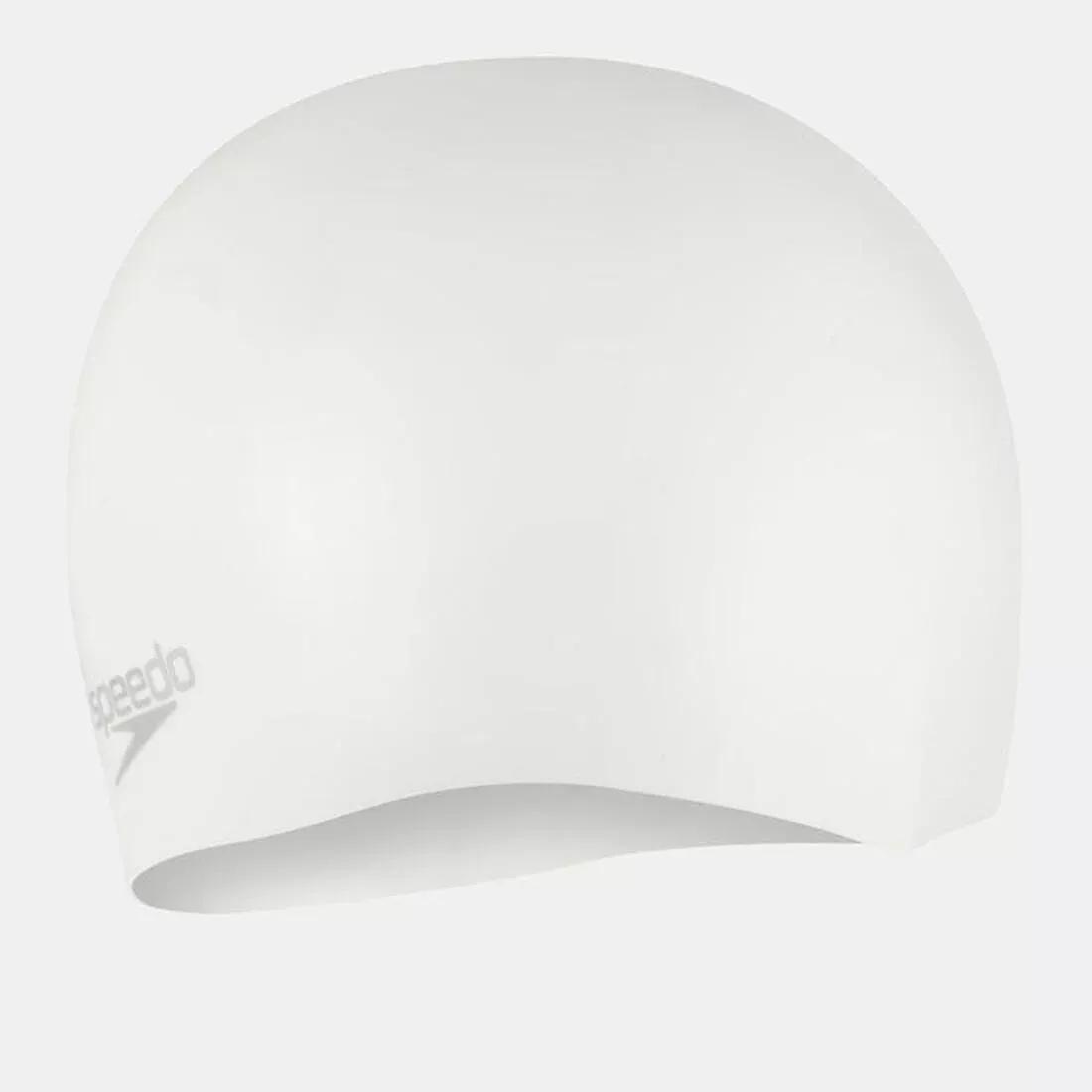Moulded Swimming Cap, White, No Color, large image number 2