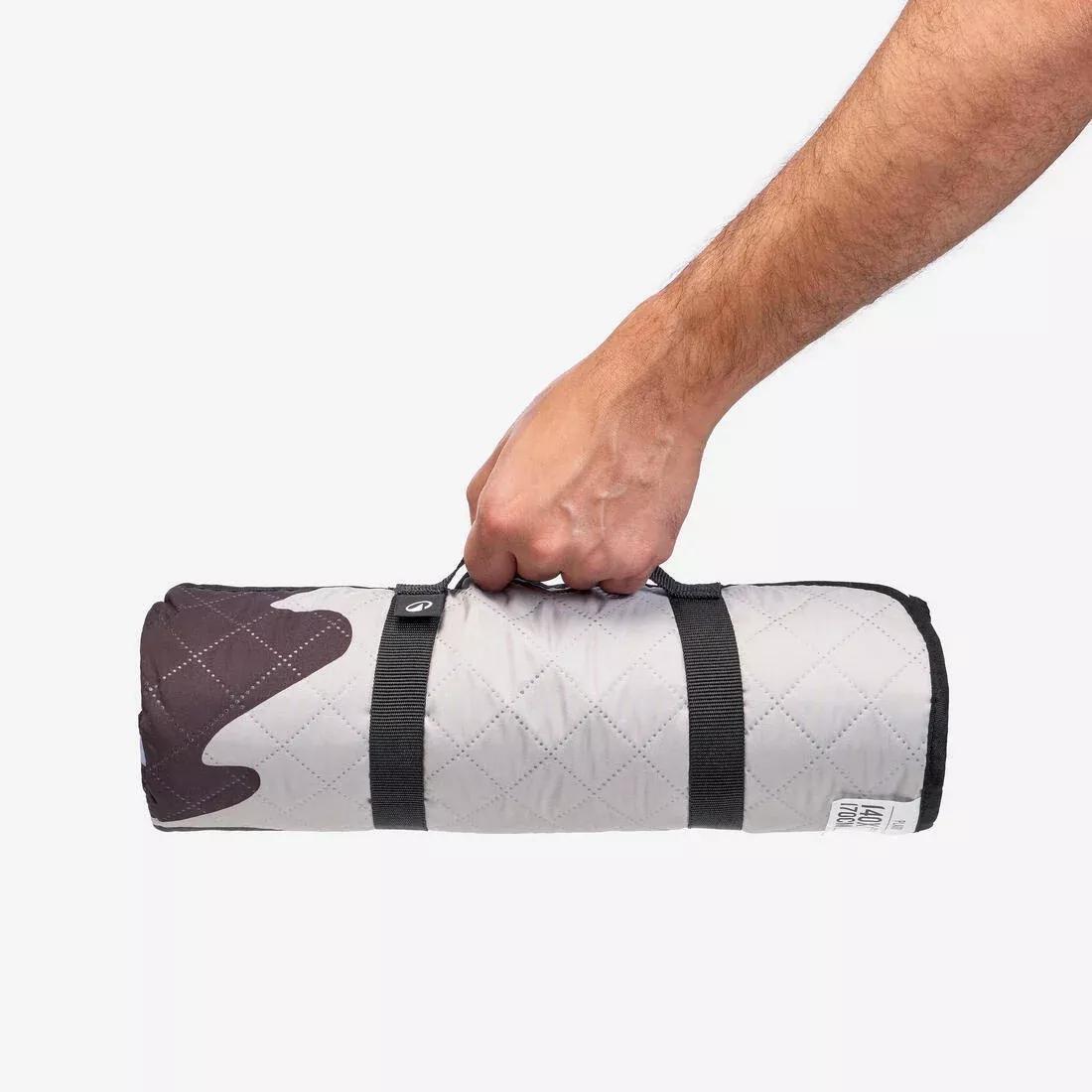 Comfort Blanket For Picnics And Camping - 170 X 140 cm, Grey, No Color, large image number 4