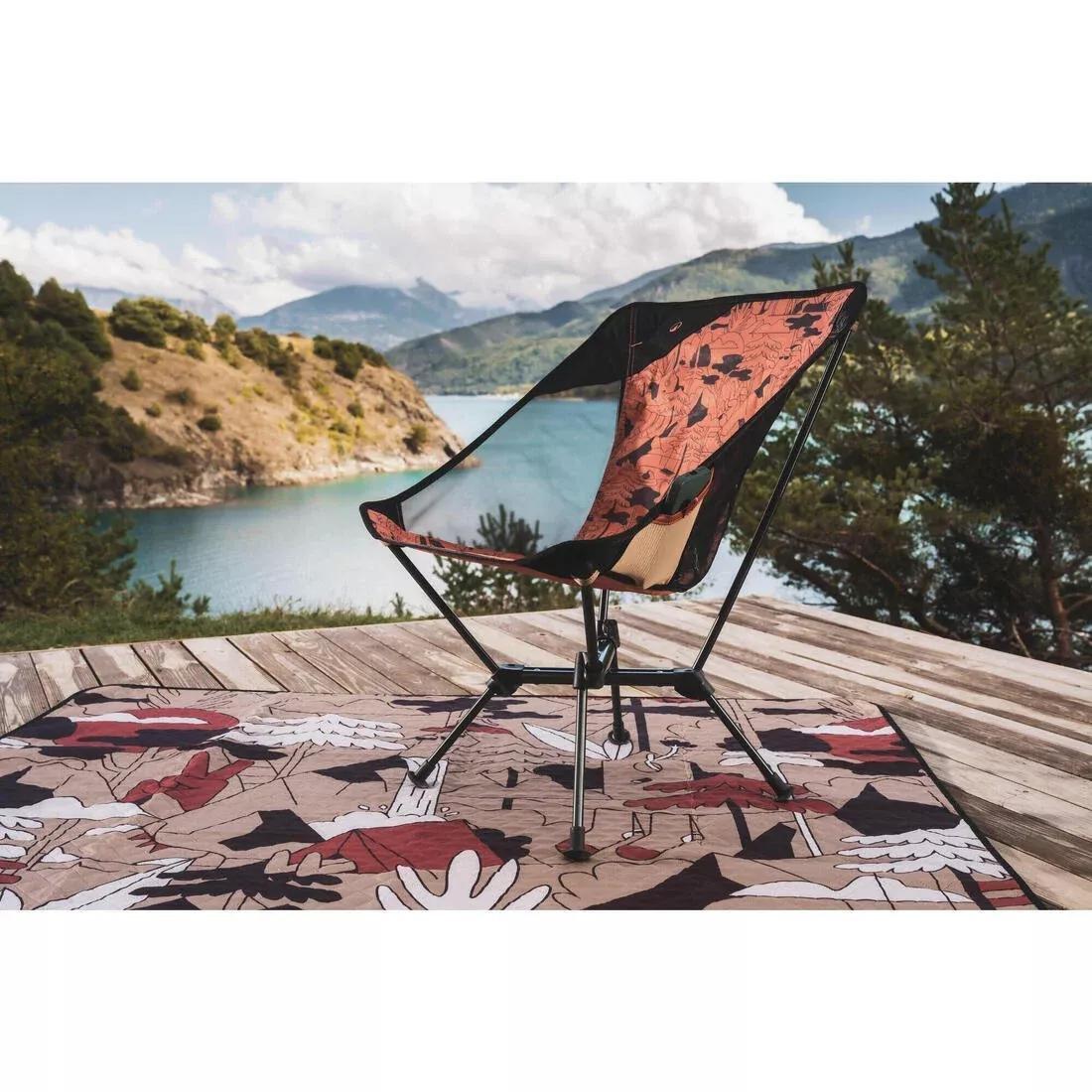 Comfort Blanket For Picnics And Camping - 170 x 140 cm, Beige, No Color, large image number 6