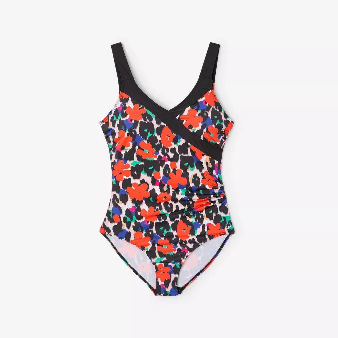 Women Aquafitness 1-piece Swimsuit Claris graou, Black, No Color, large image number 7