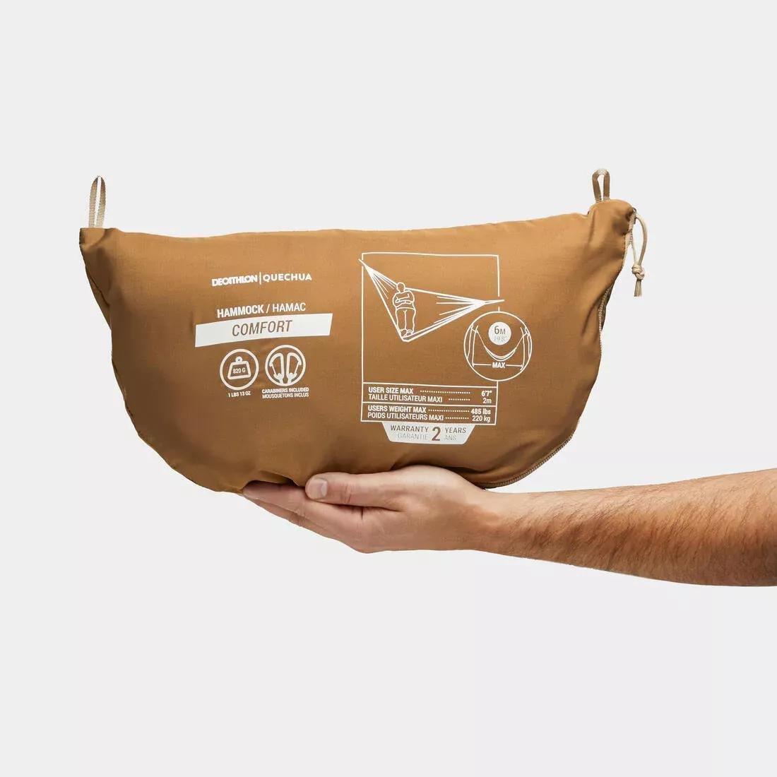 2 - person Comfort Hammock - 350 x 175 cm, Khaki, No Color, medium