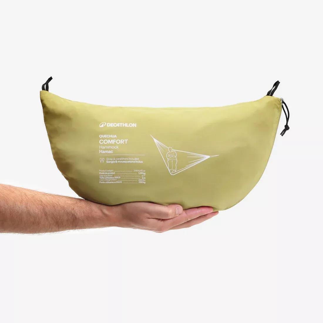 2 - person Comfort Hammock - 350 x 175 cm, Khaki, No Color, large image number 3