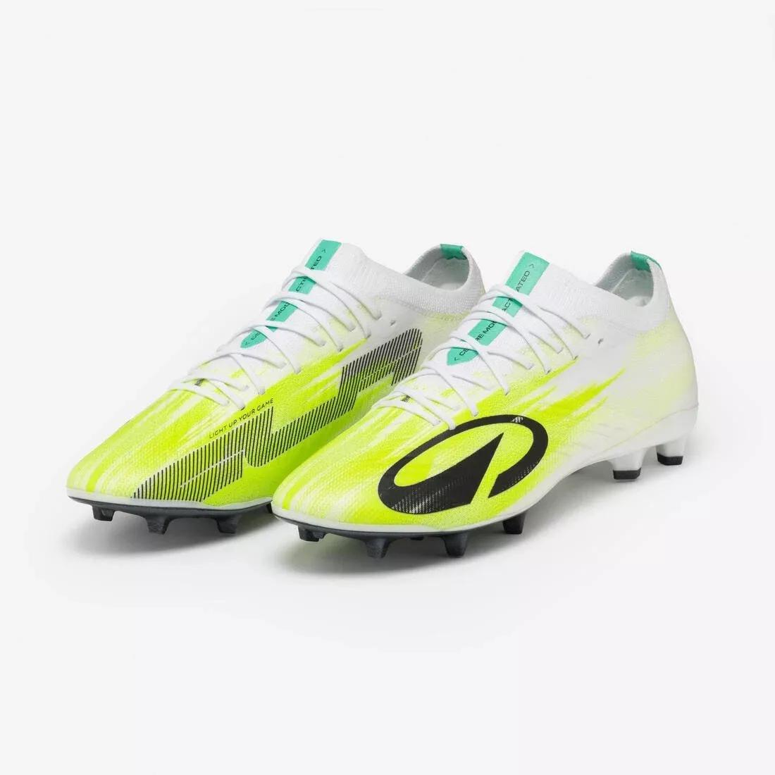 Adult Football Boots CLR 7 Elite Fg Meteor, White, No Color, large image number 4