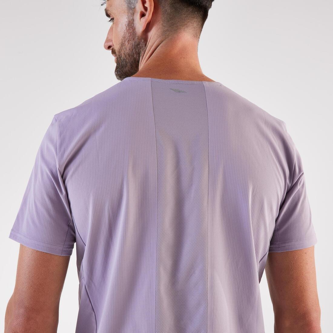 Men Running T-Shirt - Kiprun Run 900, Purple, No Color, large image number 6