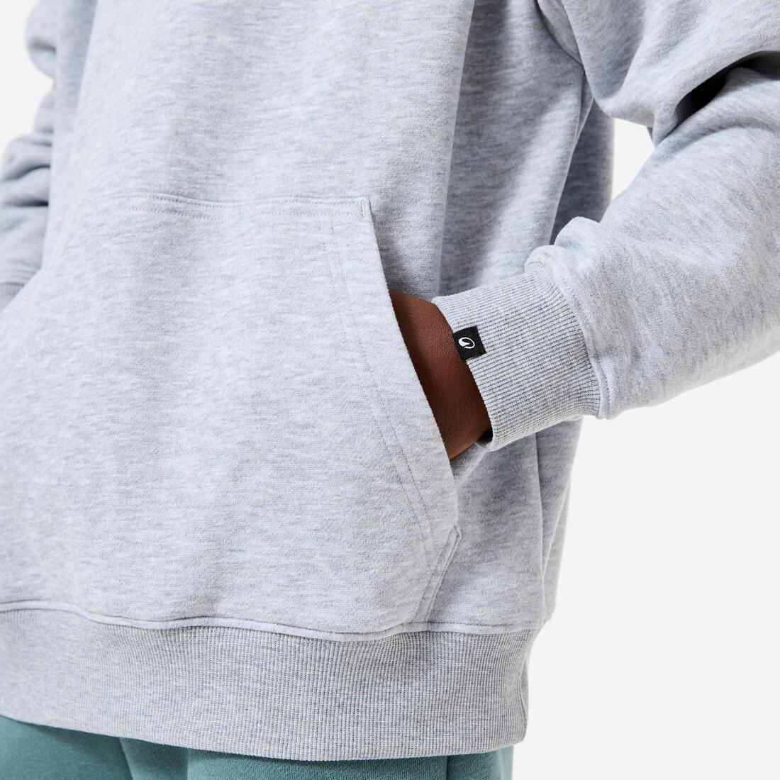 Kids Oversize Hoodie, Grey, No Color, medium