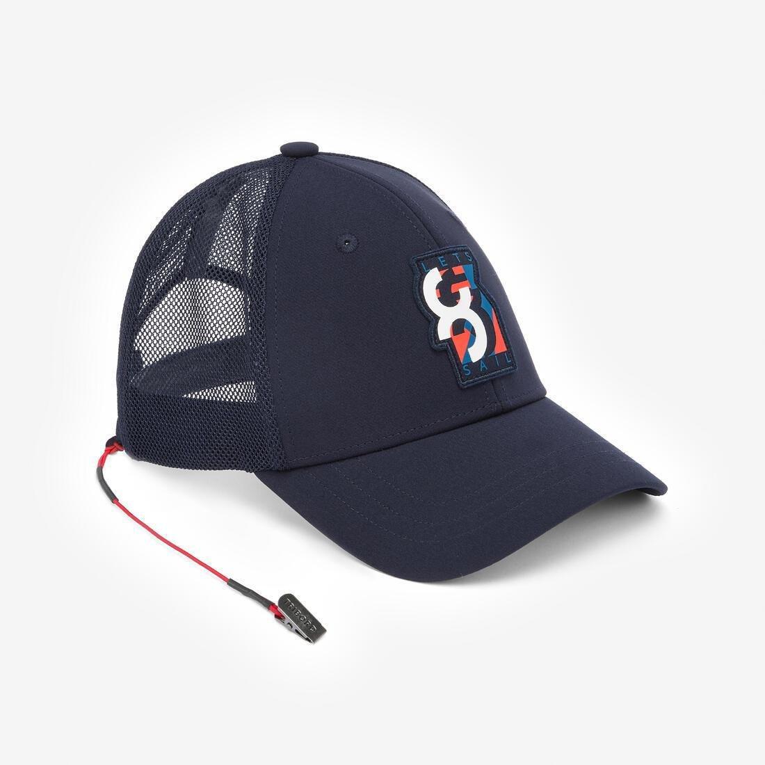 Adults Sailing Cap 500, Blue, No Color, large image number 2