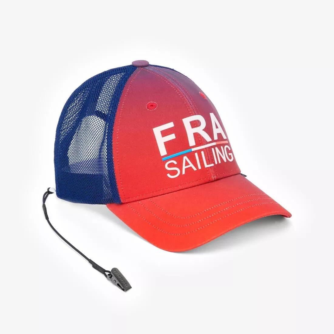 Adults Sailing Cap 500, Blue, No Color, large image number 3