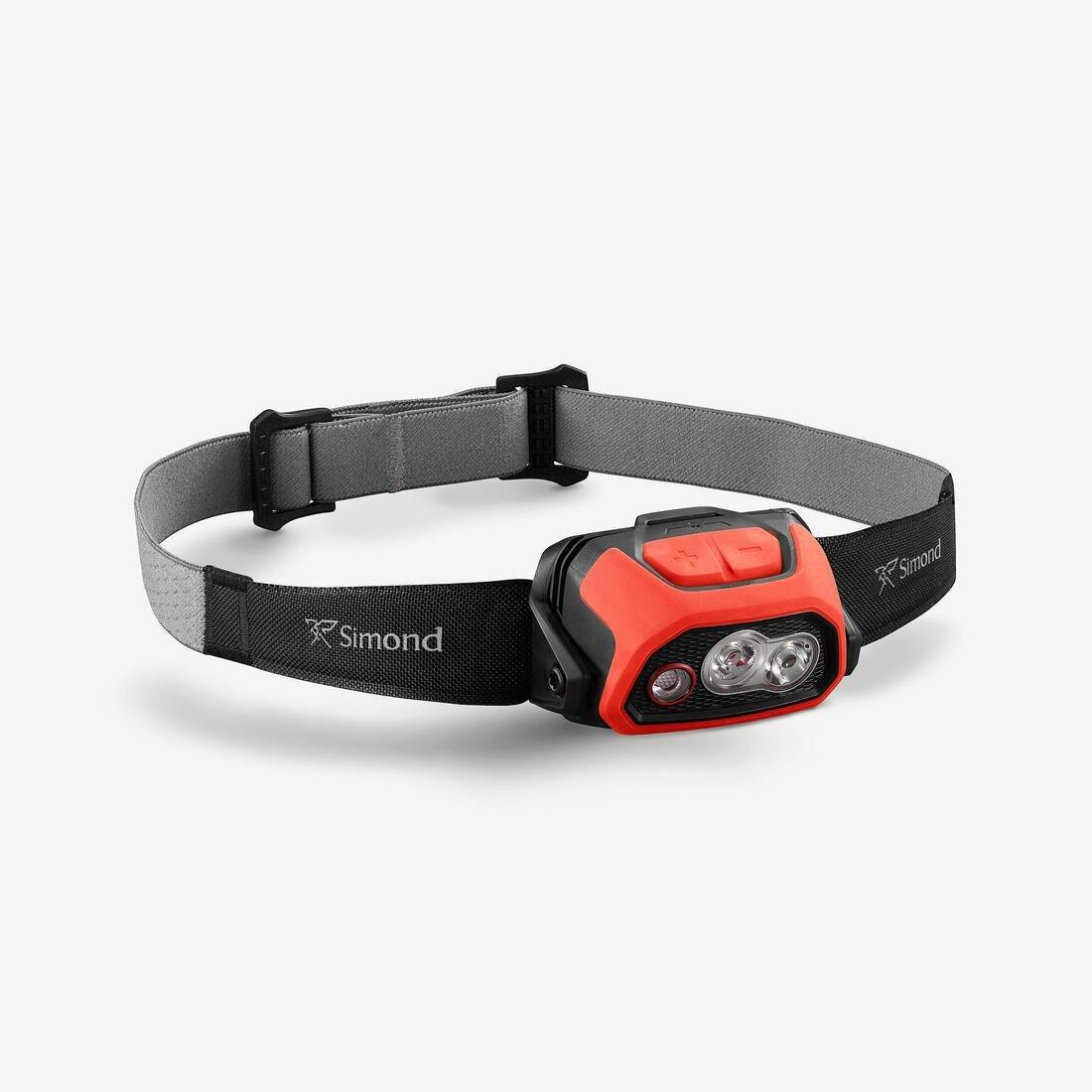 Rechargeable Head Torch - 600 Lumen - HL900 USB V3, Red, No Color, medium