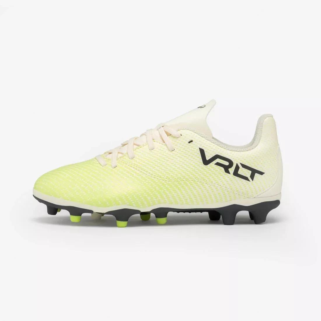 Kids Lace-Up Football Boots Viralto I FG - Snake, Yellow, No Color, medium