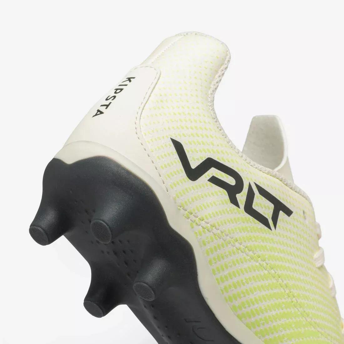 Kids Lace-Up Football Boots Viralto I FG - Snake, Yellow, No Color, medium