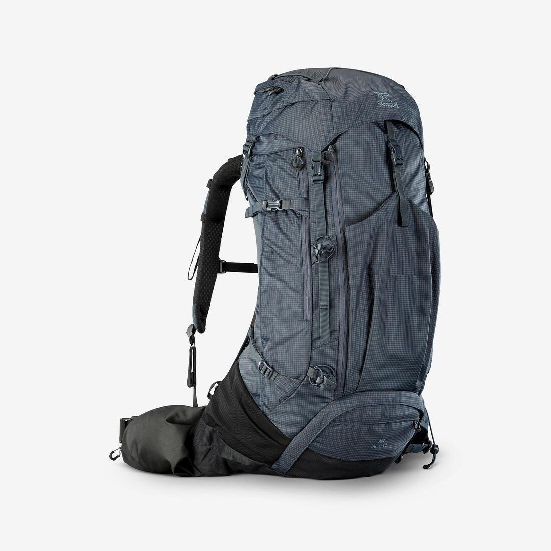 Men Trekking 50+10 L Backpack - MT500 Air, Grey, No Color, medium