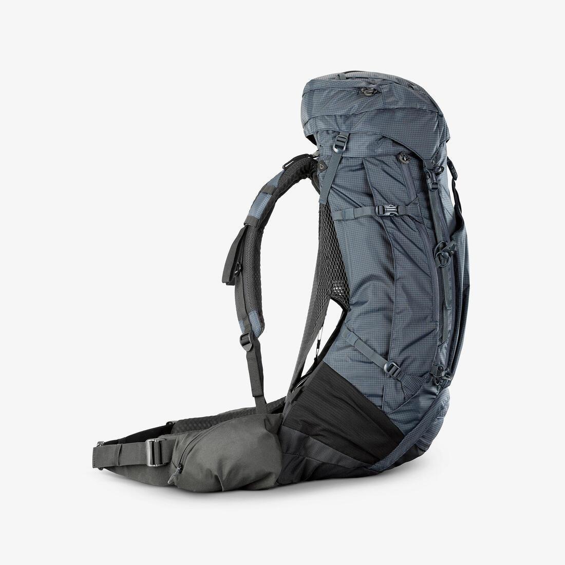Men Trekking 50+10 L Backpack - MT500 Air, Grey, No Color, medium