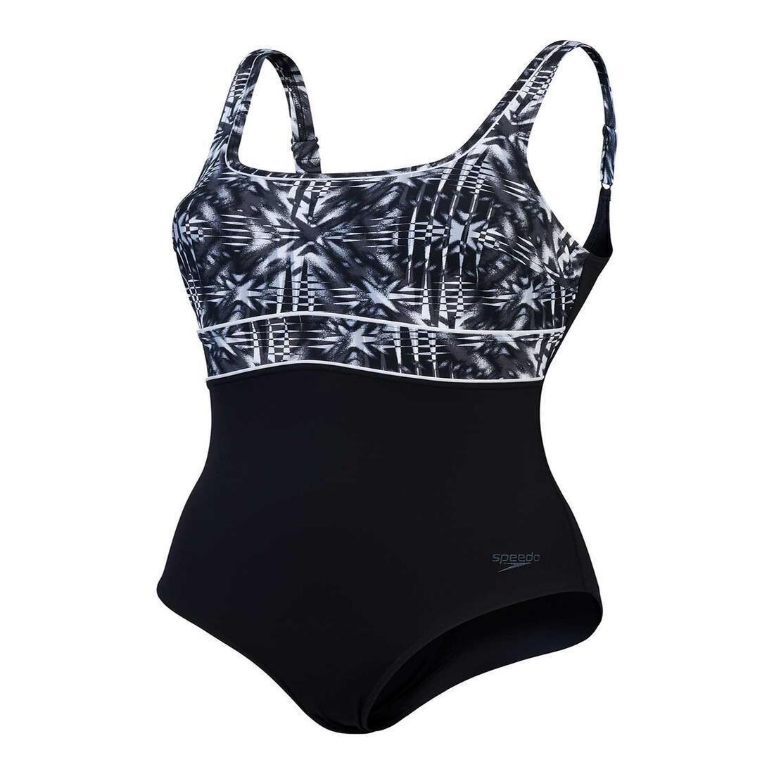 Women's Shaping Contour Eclipse Swimsuit Black/Grey, No Color, medium