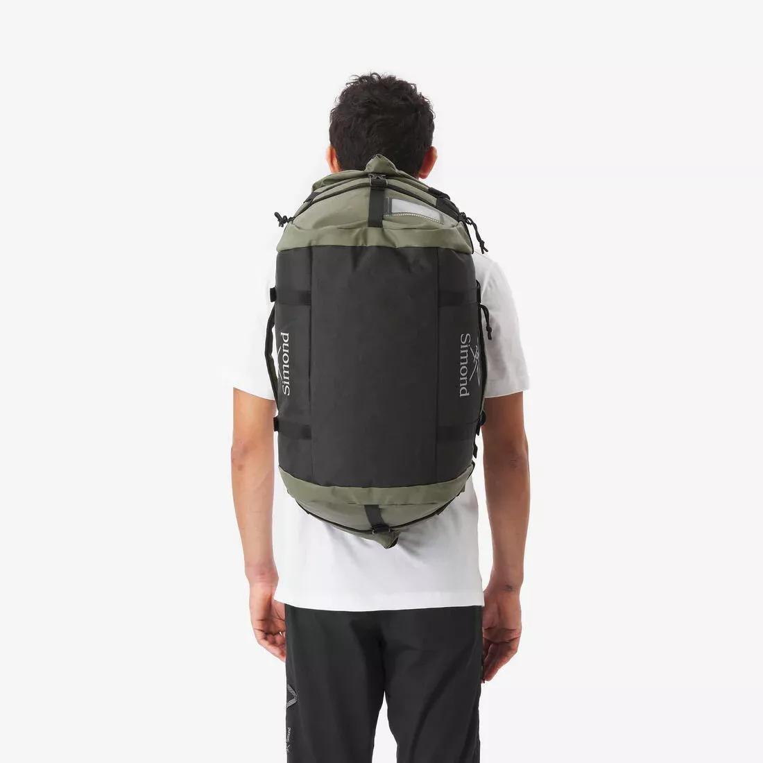 Trekking Carry Bag - 40 L To 60 L - Duffel 500 Extend, Khaki, No Color, large image number 3