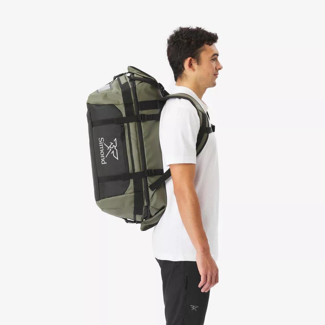 Trekking Carry Bag - 40 L To 60 L - Duffel 500 Extend, Khaki, No Color, large image number 5