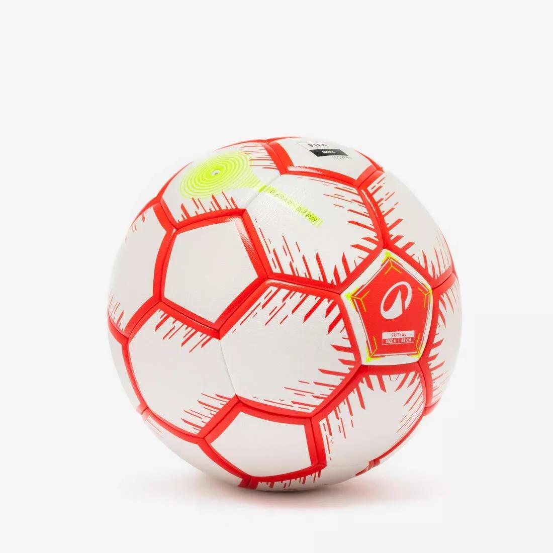 Hybrid Futsal Ball - Size 4, White, No Color, large image number 0