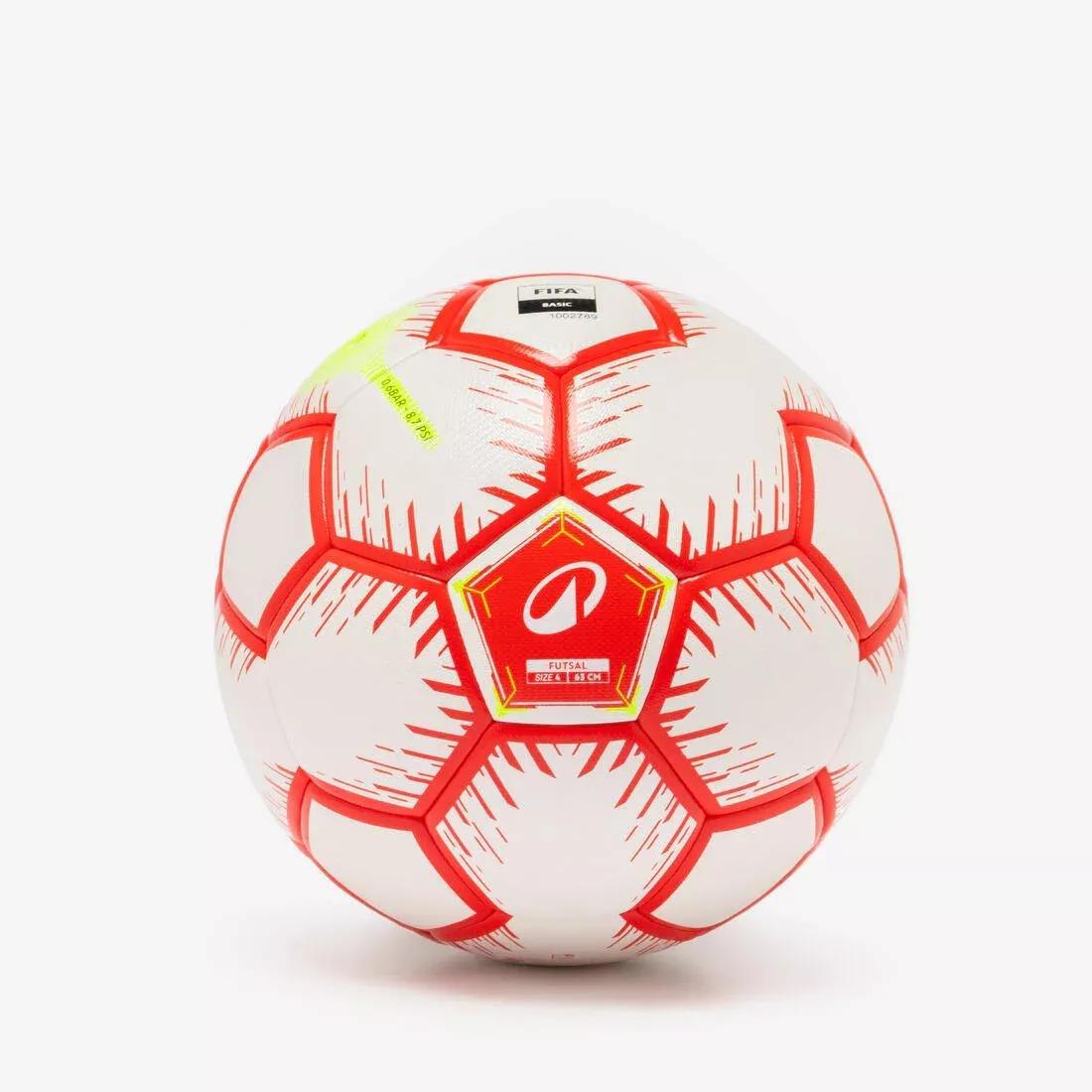 Hybrid Futsal Ball - Size 4, White, No Color, large image number 1