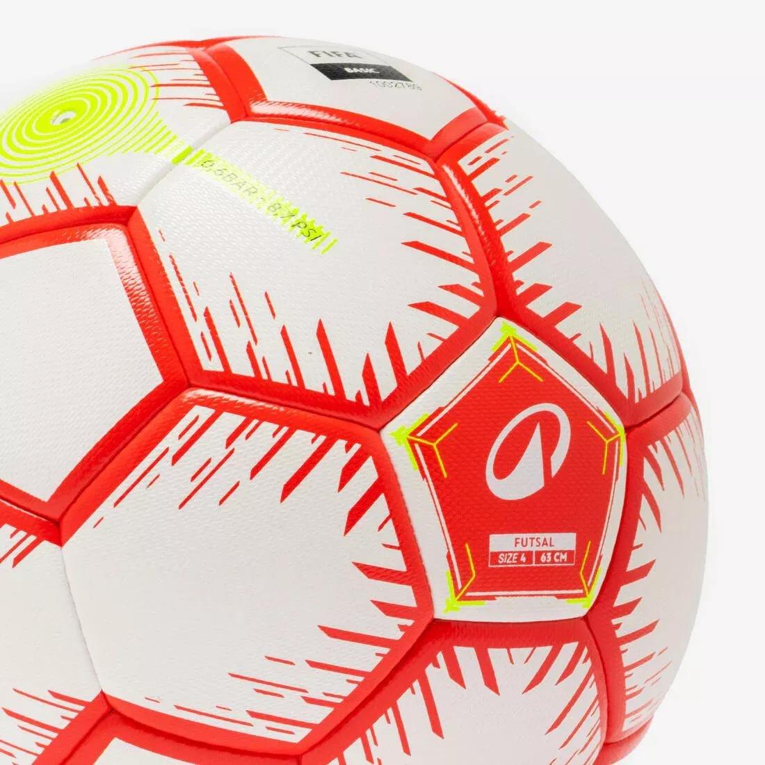 Hybrid Futsal Ball - Size 4, White, No Color, large image number 2