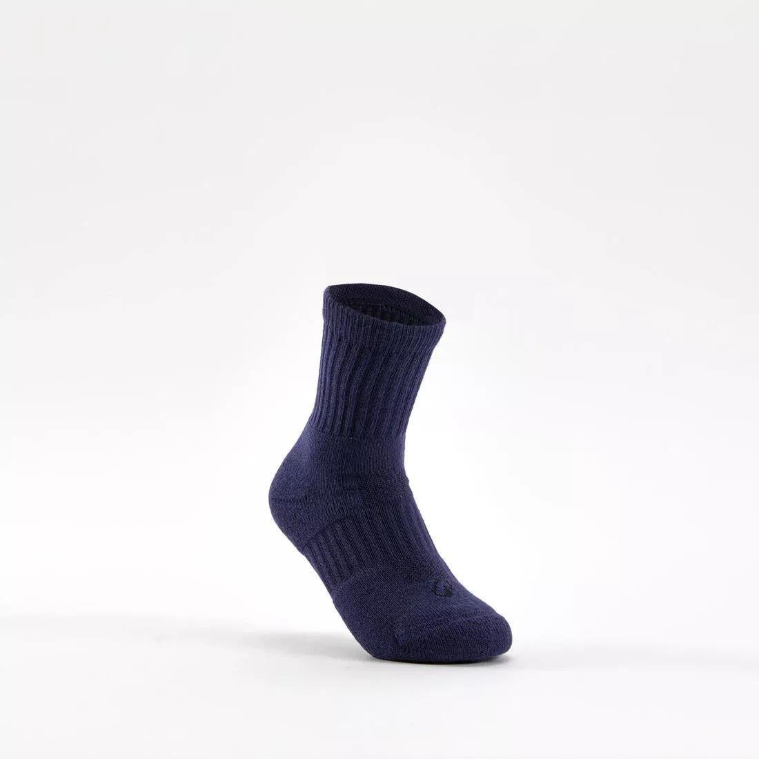 Kids High Tennis Socks - RS 500 Tri-Pack, White, No Color, large image number 6