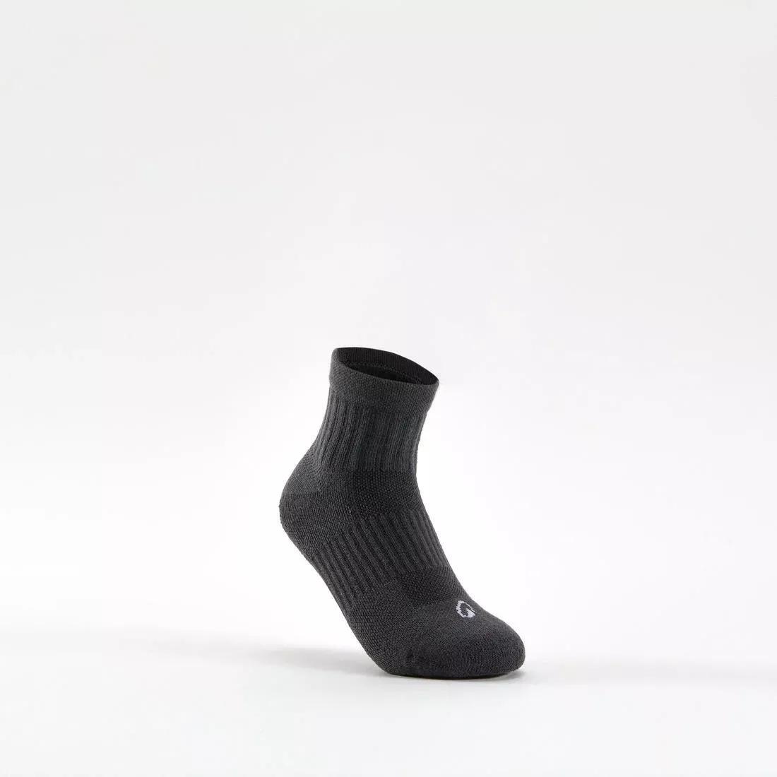 Kids High Tennis Socks - RS 500 Tri-Pack, White, No Color, large image number 7