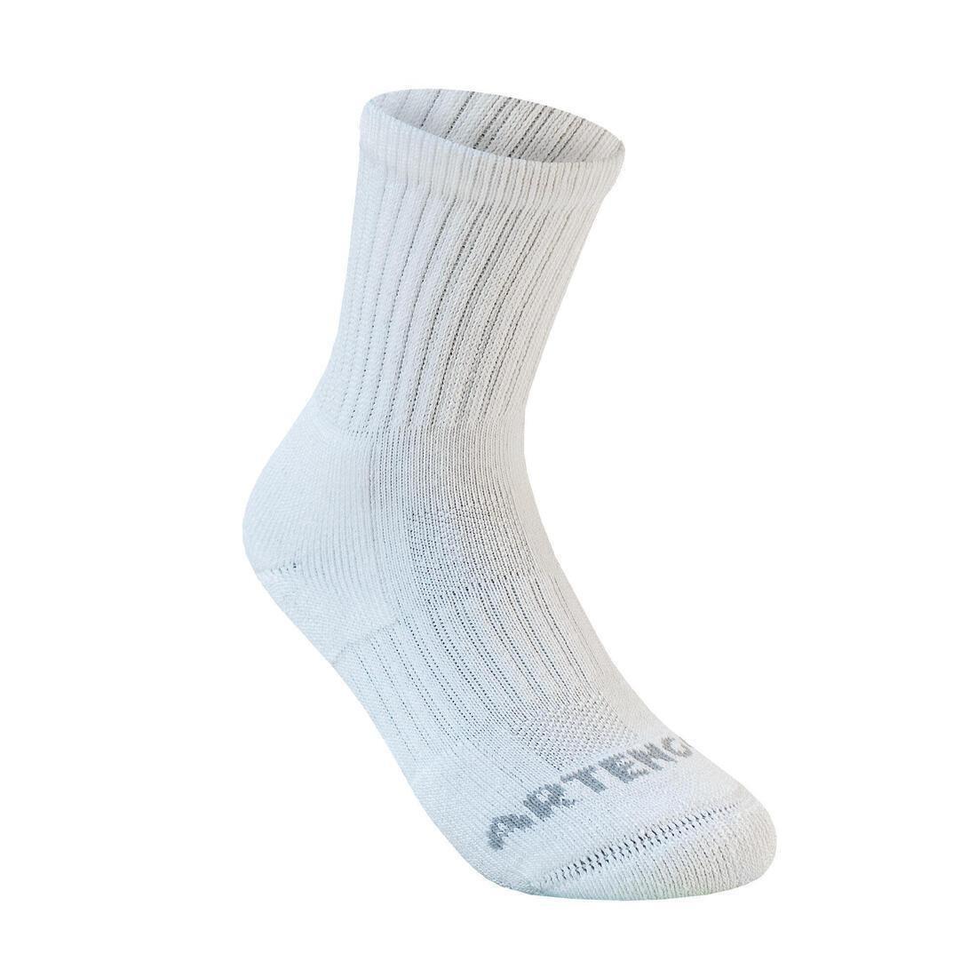 Kids High Tennis Socks - RS 500 Tri-Pack, White, No Color, large image number 9