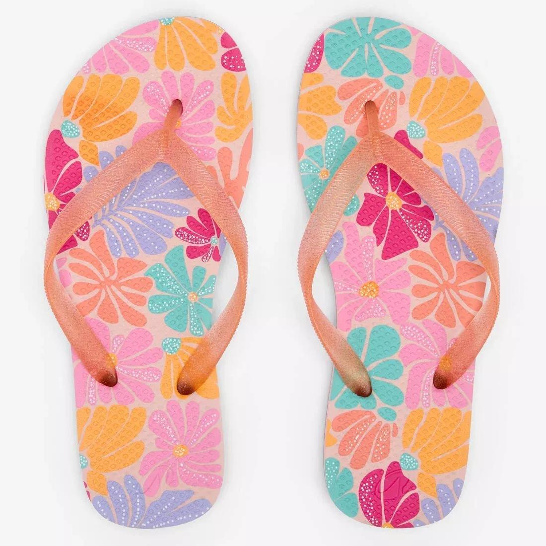 Kids Girls Flip-Flops - 500, Pink, No Color, large image number 9
