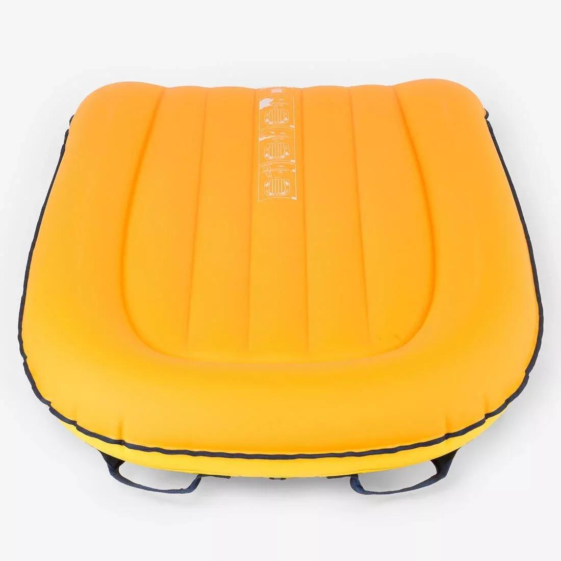 Tandem Inflatable Bodyboard, Yellow, No Color, large image number 3