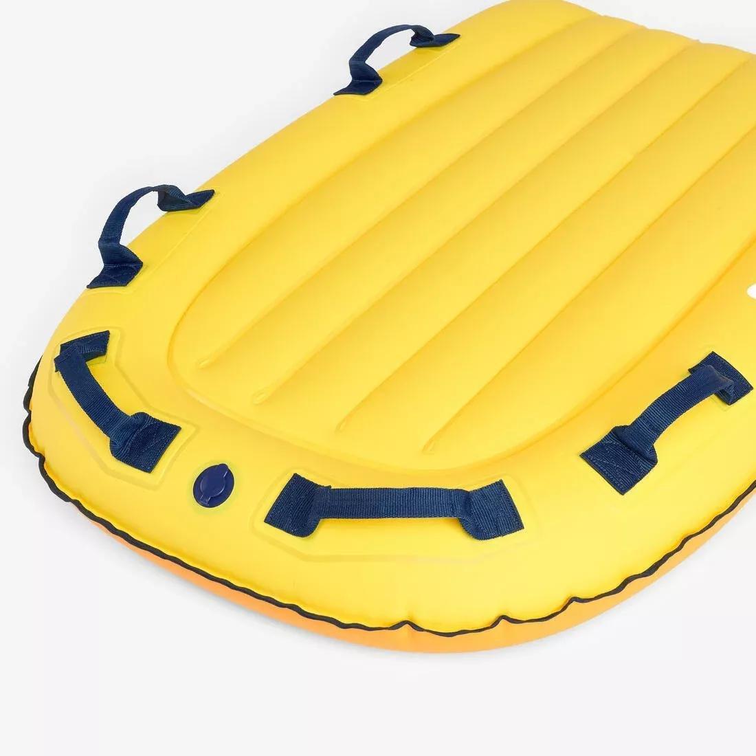 Tandem Inflatable Bodyboard, Yellow, No Color, large image number 4