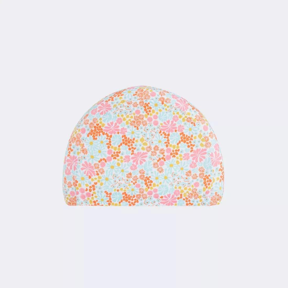 Mesh swimming cap - Printed fabric - Size S - Pantai, Blue, No Color, large image number 2