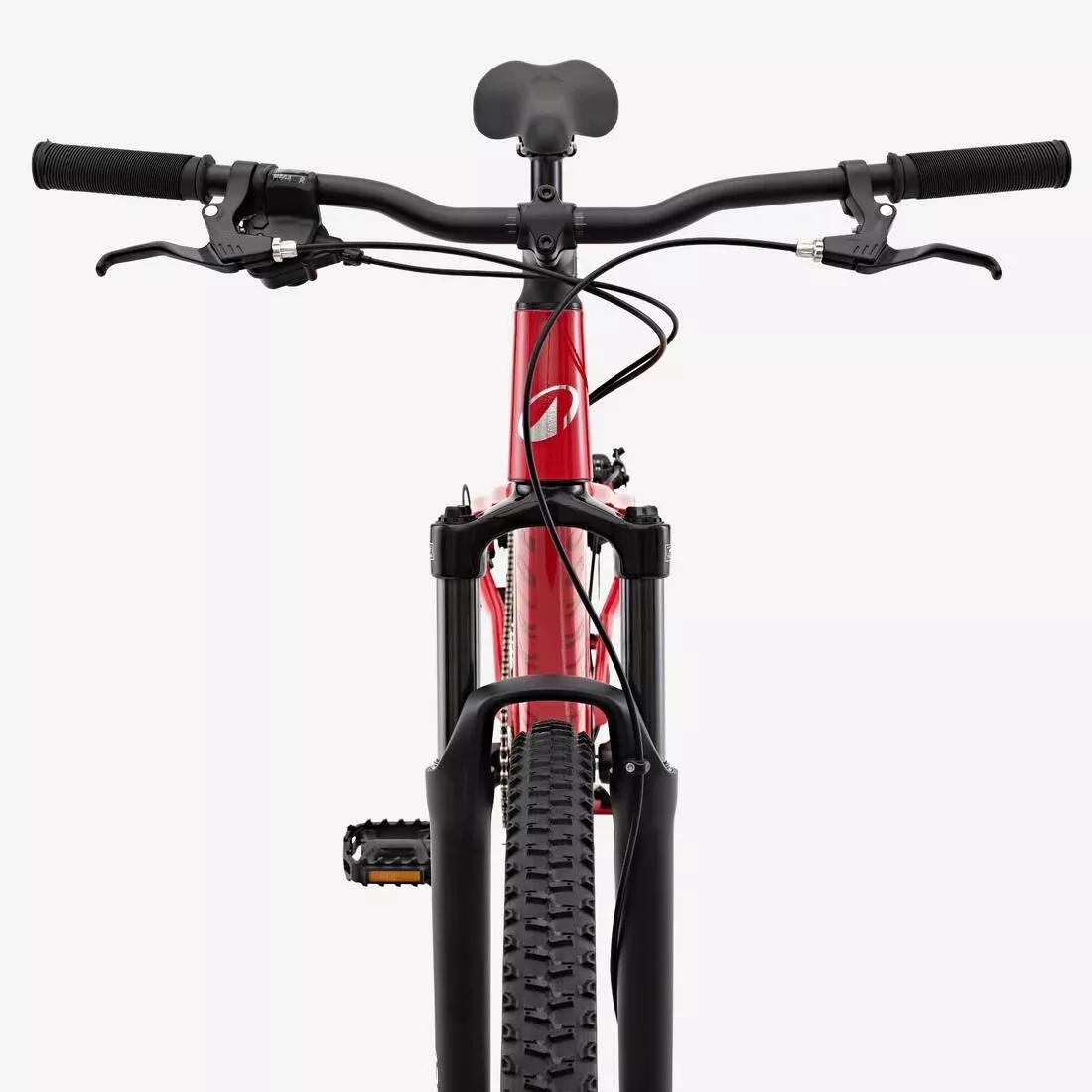 29in Full Suspension Touring Mountain Bike - Expl 100, Red, No Color, large image number 6