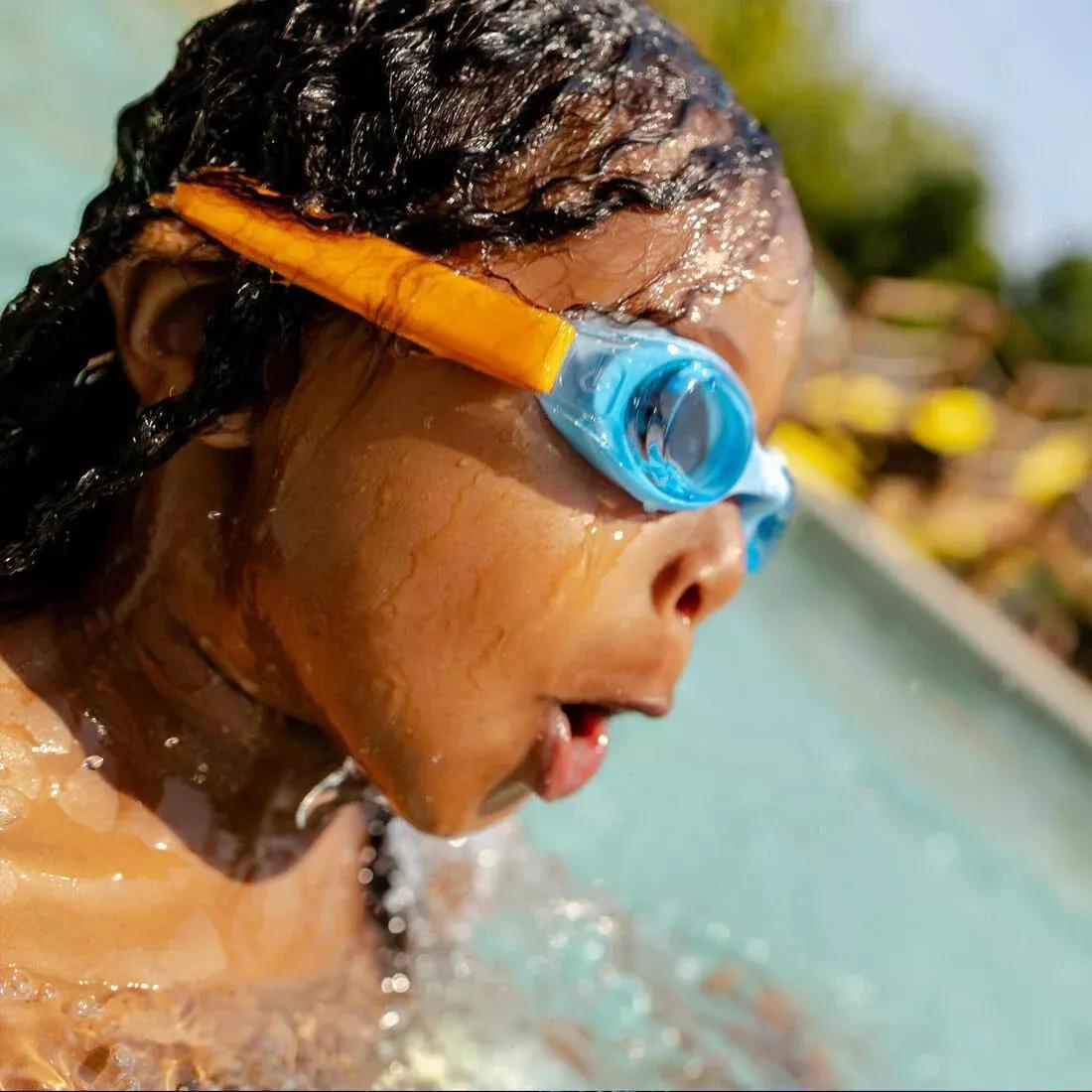 Swimming Goggles, Orange, No Color, large image number 1