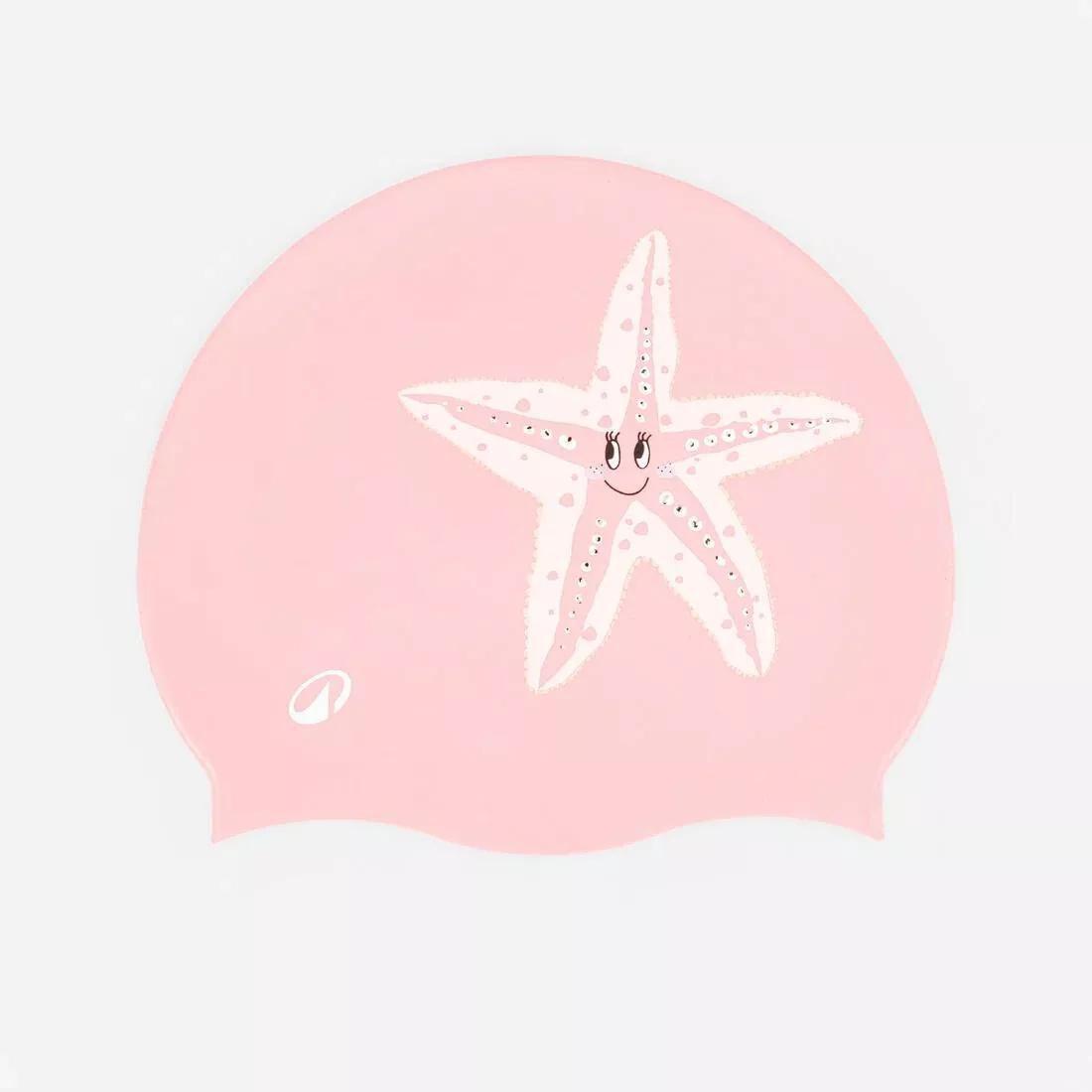 Silicone Swim Cap - Print Alg, Beige, No Color, large image number 1