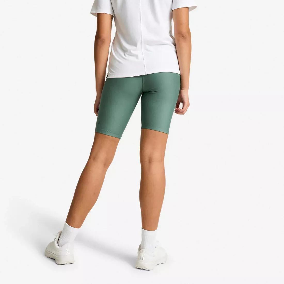 Women Cycling Shorts Black - High-Waisted Design, Black, No Color, large image number 7